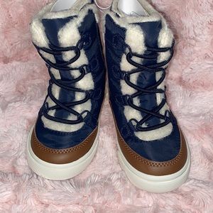 Sherpa-Lined Lace-Up Boots for Toddler Boys